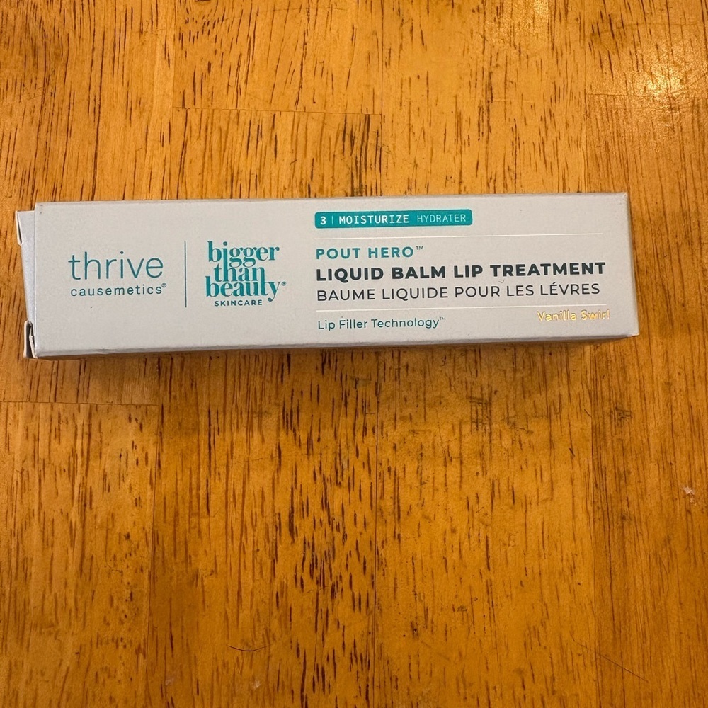 Thrive Causemetics Pout Hero Liquid Balm Lip Treatment - Gray and Blue